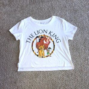 The Lion King Disney Crop Tee Size M Women's